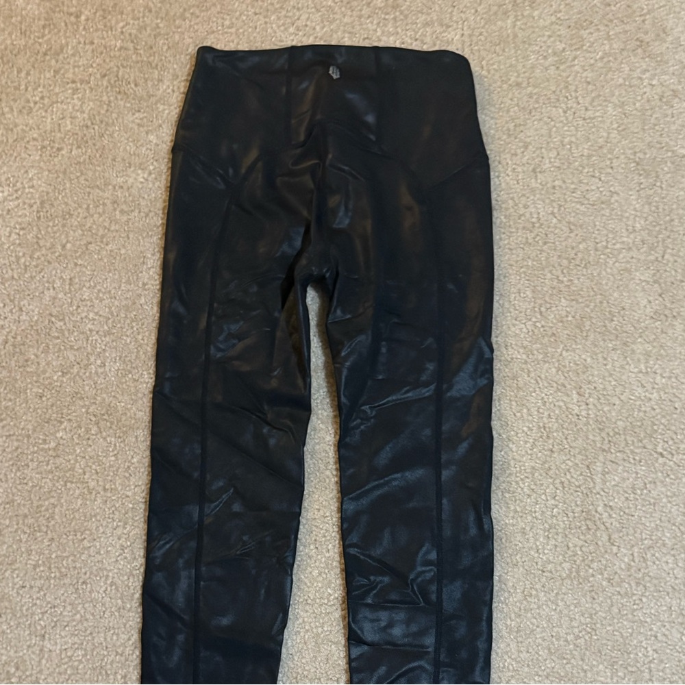 Free People Movement Faux Leather Leggings